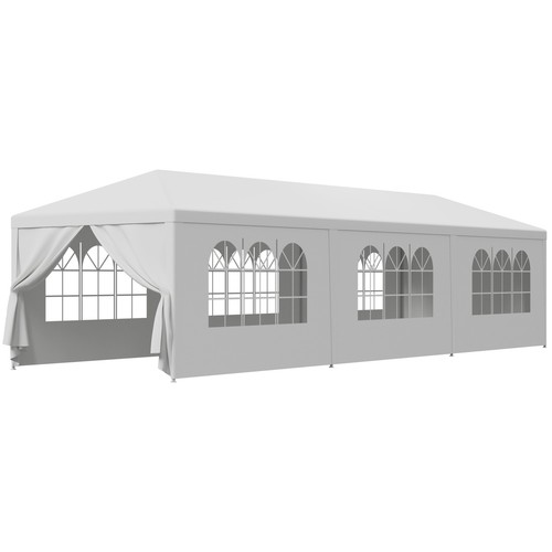 X30 white outdoor gazebo - white,